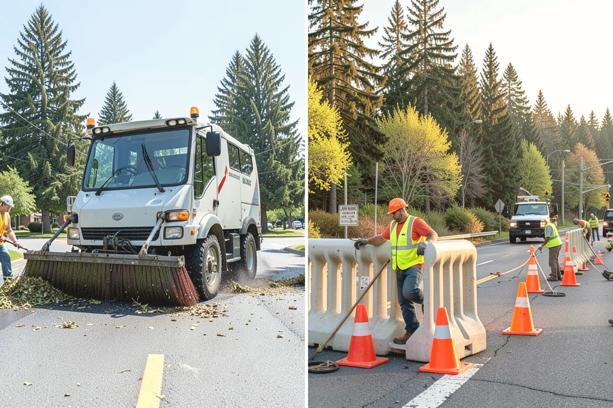 Trail Paving in Oak Harbor, Island County, WA - Clear, grade, and shape the trail subgrade