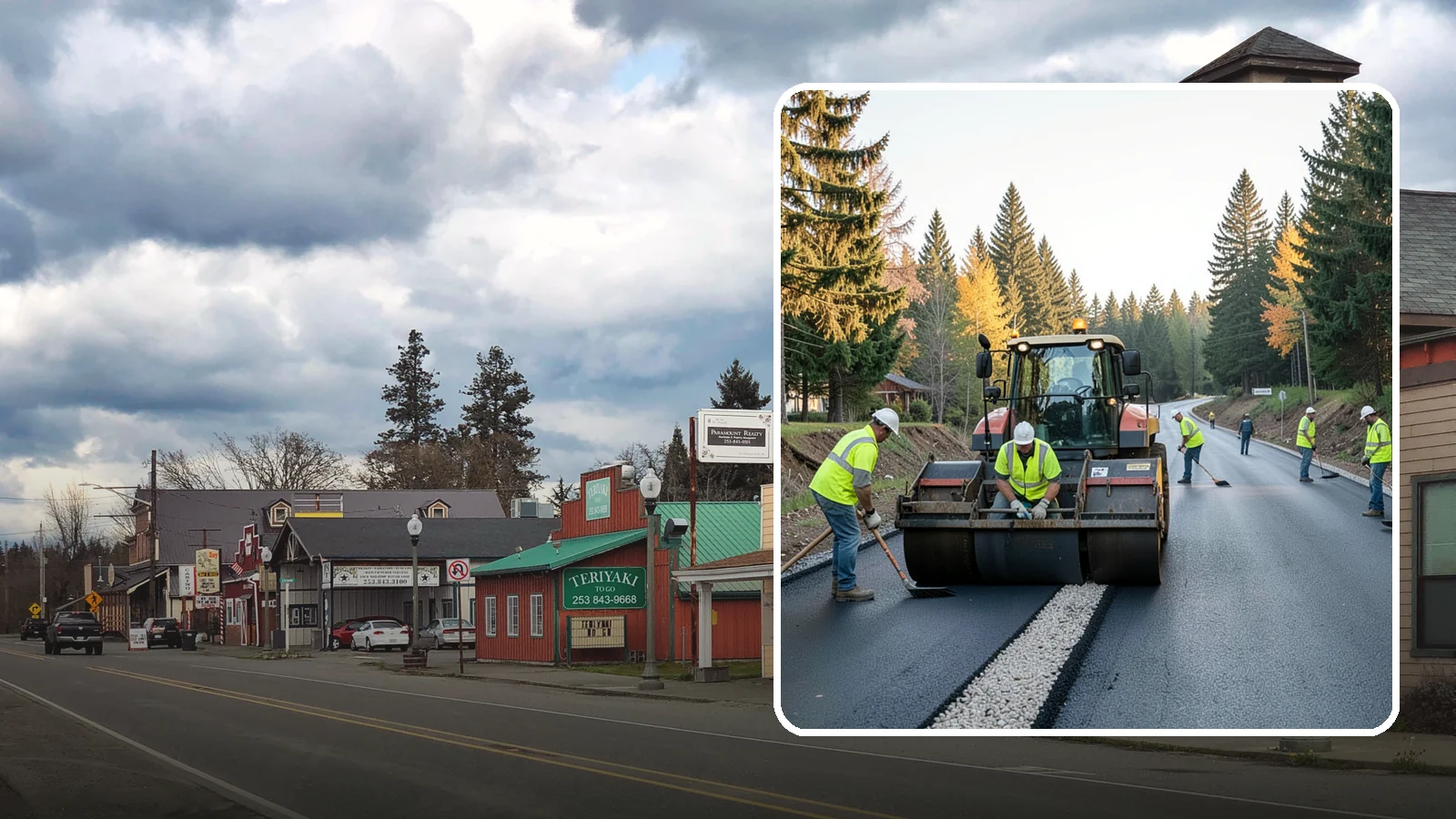 Trail Paving in Roy, Pierce County, WA - Asphalt paving for multi-use trails, park paths, and connector routes built to agency trail standards.