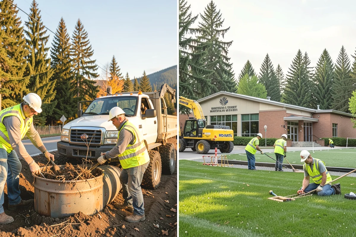 Trail Paving in Ruston, Pierce County, WA - Clear, grade, and shape the trail subgrade