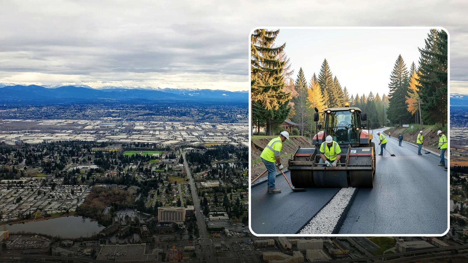 Trail Paving in SeaTac, King County, WA - Asphalt paving for multi-use trails, park paths, and connector routes built to agency trail standards.