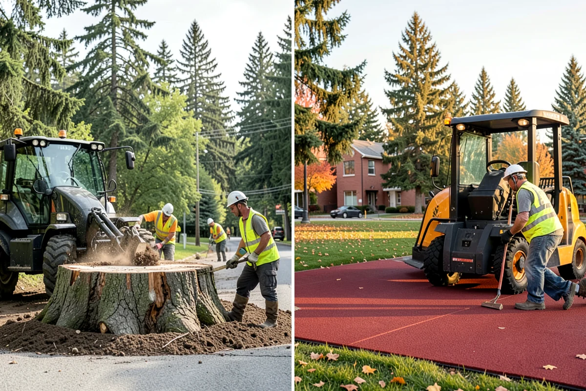 Trail Paving in Sedro-Woolley, Skagit County, WA - Clear, grade, and shape the trail subgrade