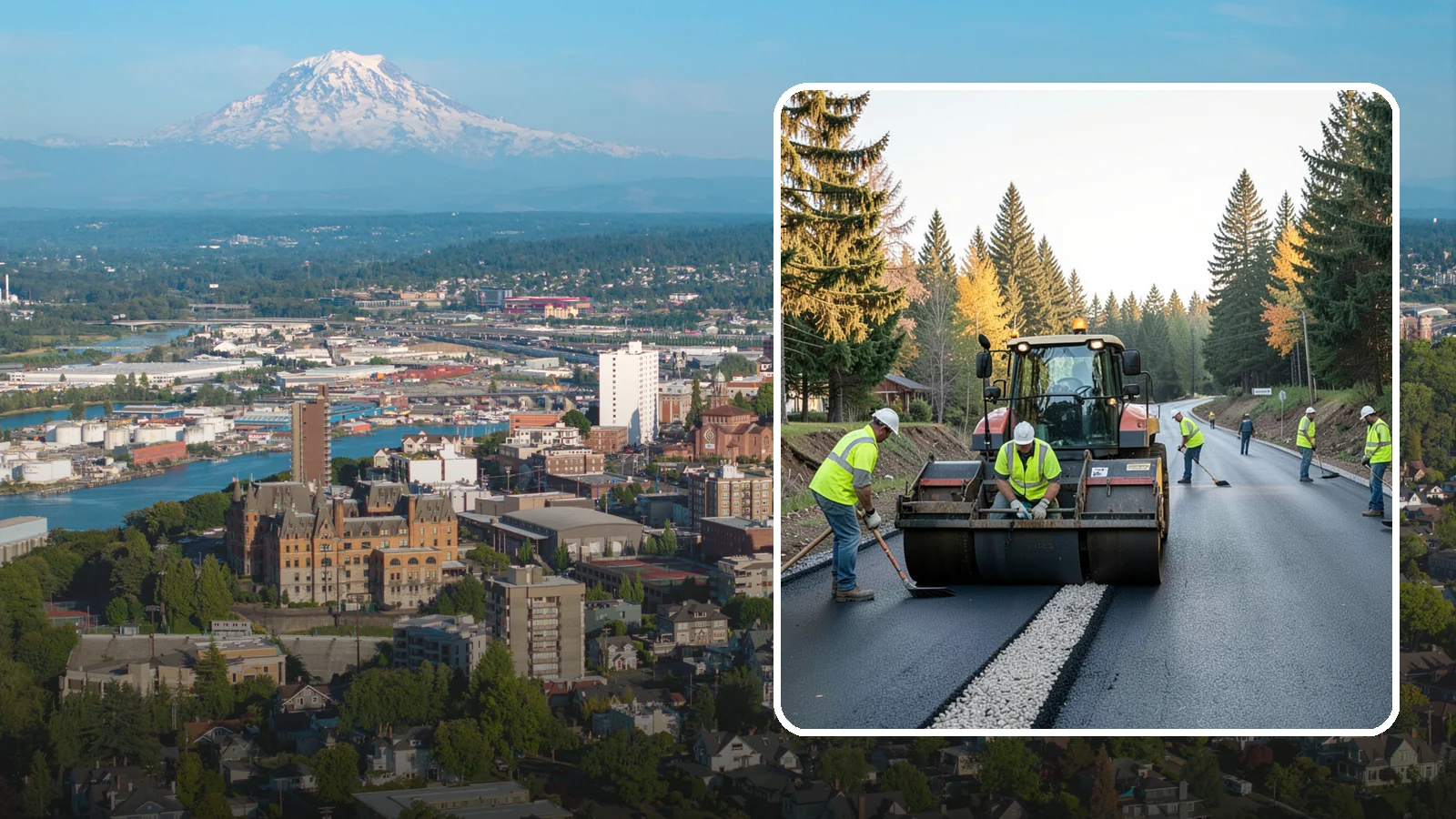 Trail Paving in Tacoma, Pierce County, WA - Asphalt paving for multi-use trails, park paths, and connector routes built to agency trail standards.