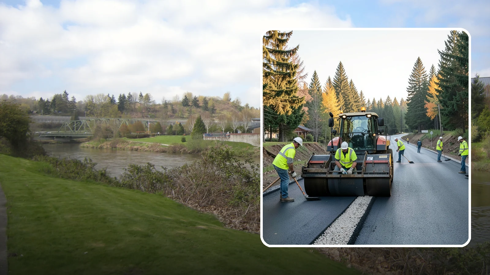 Trail Paving in Tukwila, King County, WA - Asphalt paving for multi-use trails, park paths, and connector routes built to agency trail standards.