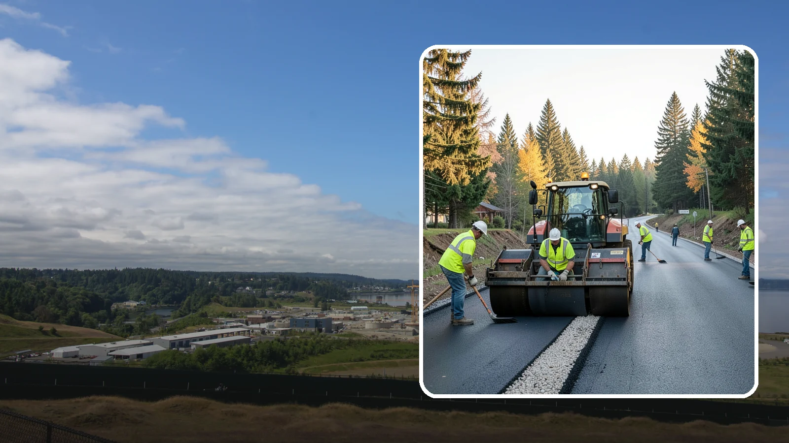 Trail Paving in University Place, Pierce County, WA - Asphalt paving for multi-use trails, park paths, and connector routes built to agency trail standards.