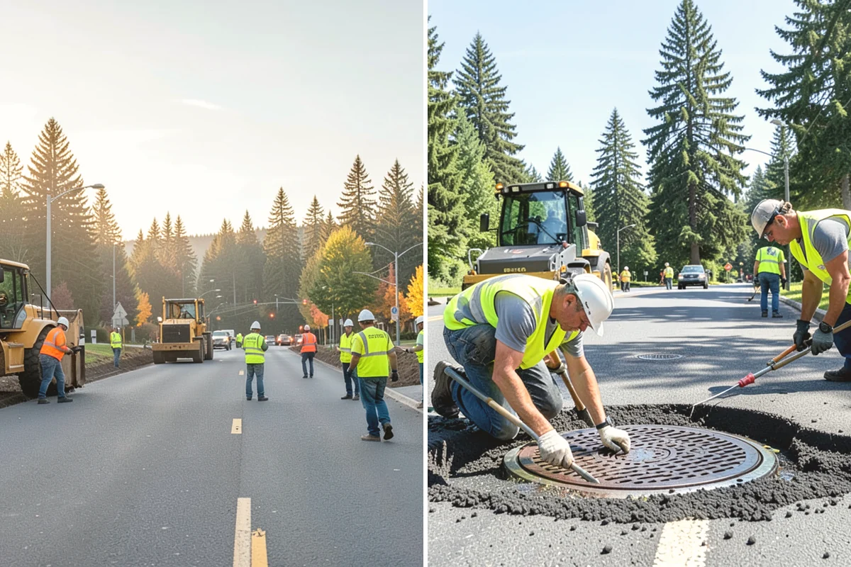 Trail Paving in Yarrow Point, King County, WA - Clear, grade, and shape the trail subgrade