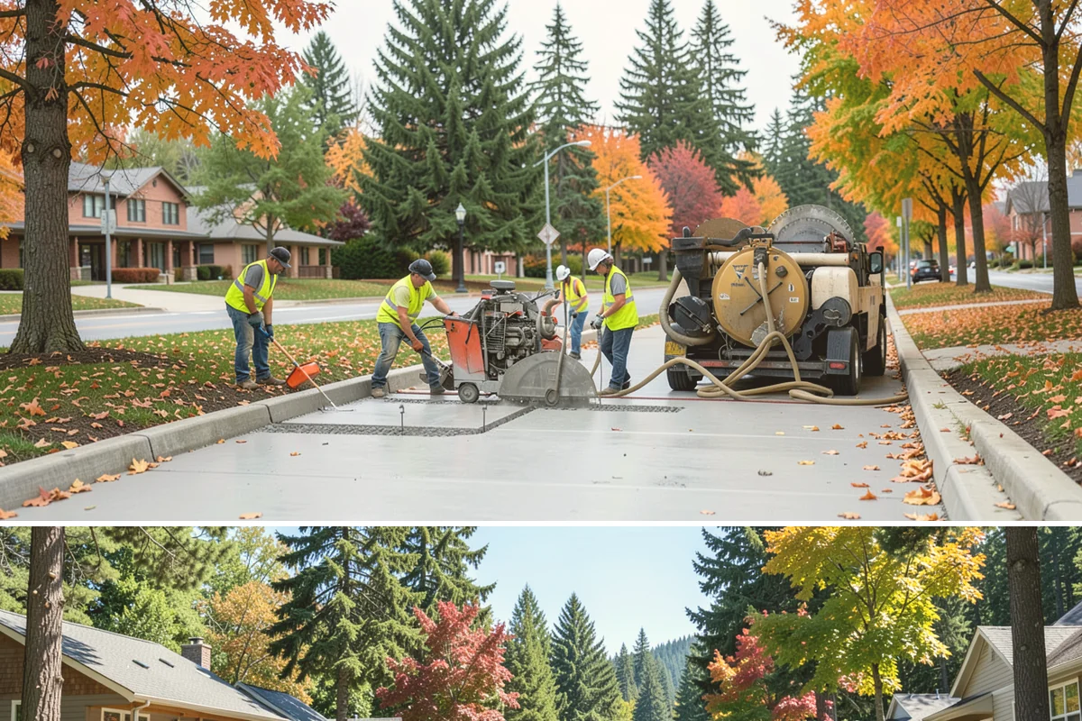 Trail Resurfacing in Orting, Pierce County, WA - Resurfacing is scheduled in the drier months when paving and aggregate placement can cure and compact properly.
