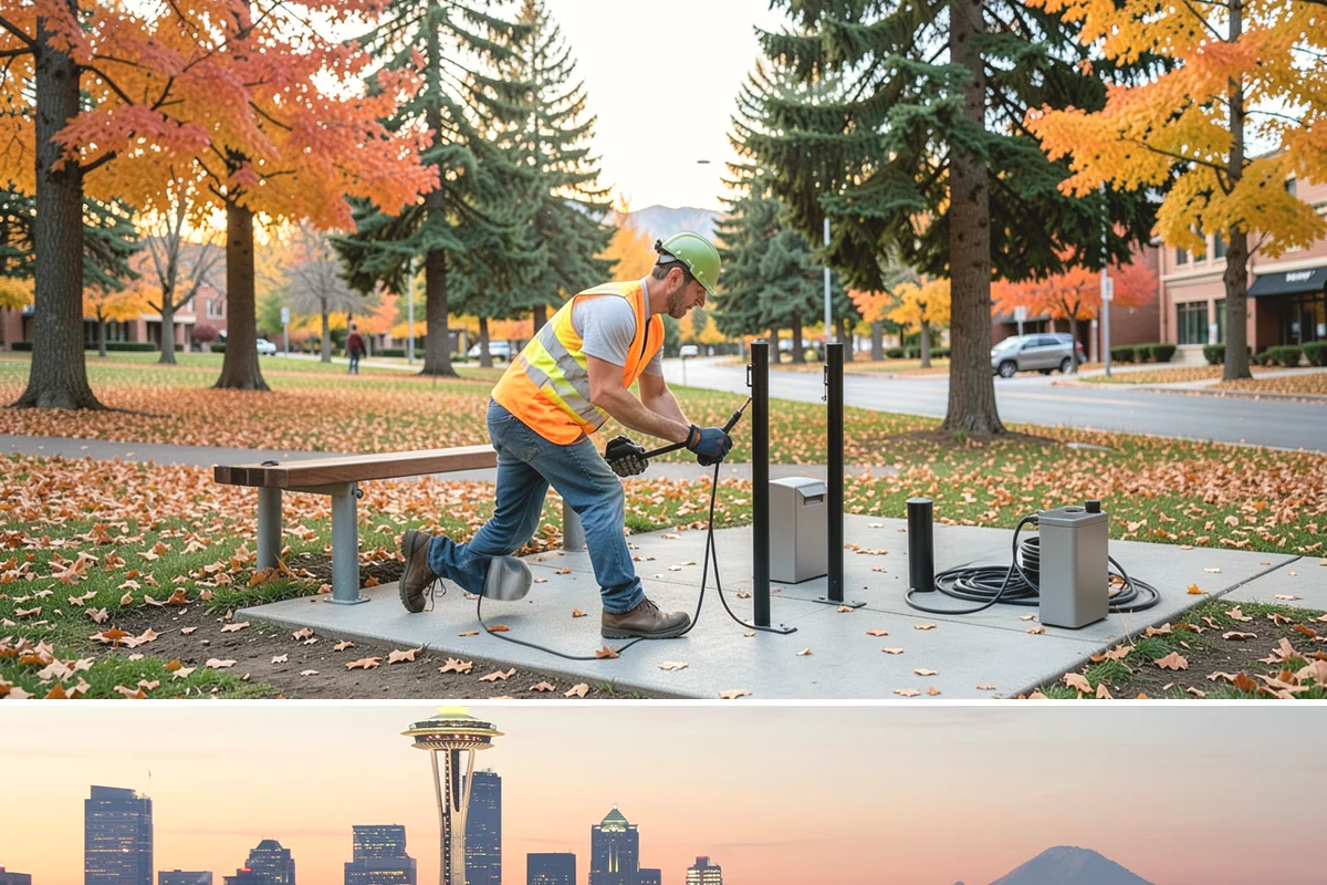 Trail Resurfacing in Seattle, King County, WA - Resurfacing is scheduled in the drier months when paving and aggregate placement can cure and compact properly.