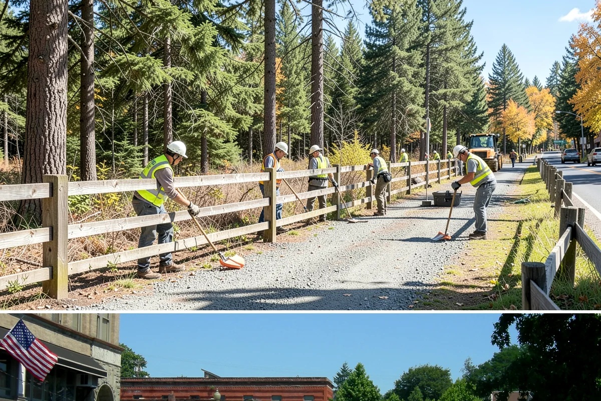 Trail Resurfacing in Snohomish, Snohomish County, WA - Resurfacing is scheduled in the drier months when paving and aggregate placement can cure and compact properly.