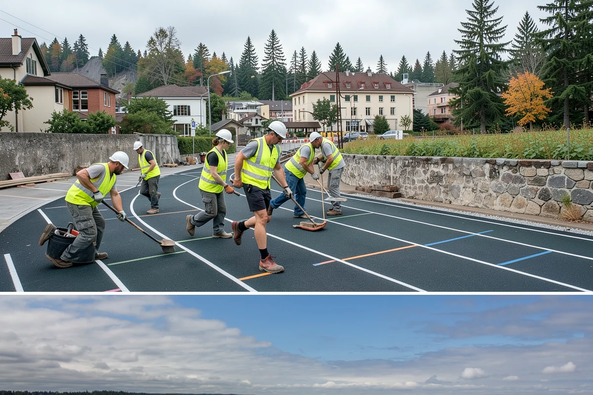 Trail Resurfacing in University Place, Pierce County, WA - Resurfacing is scheduled in the drier months when paving and aggregate placement can cure and compact properly.