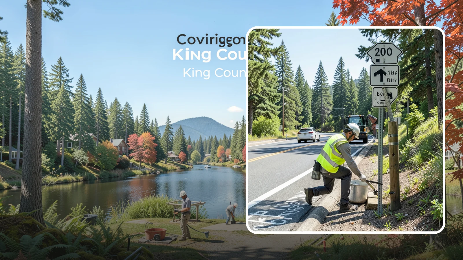 Trail Signage Maintenance in Covington, King County, WA - Maintenance and replacement of trail signage for wayfinding, safety, and regulatory clarity.