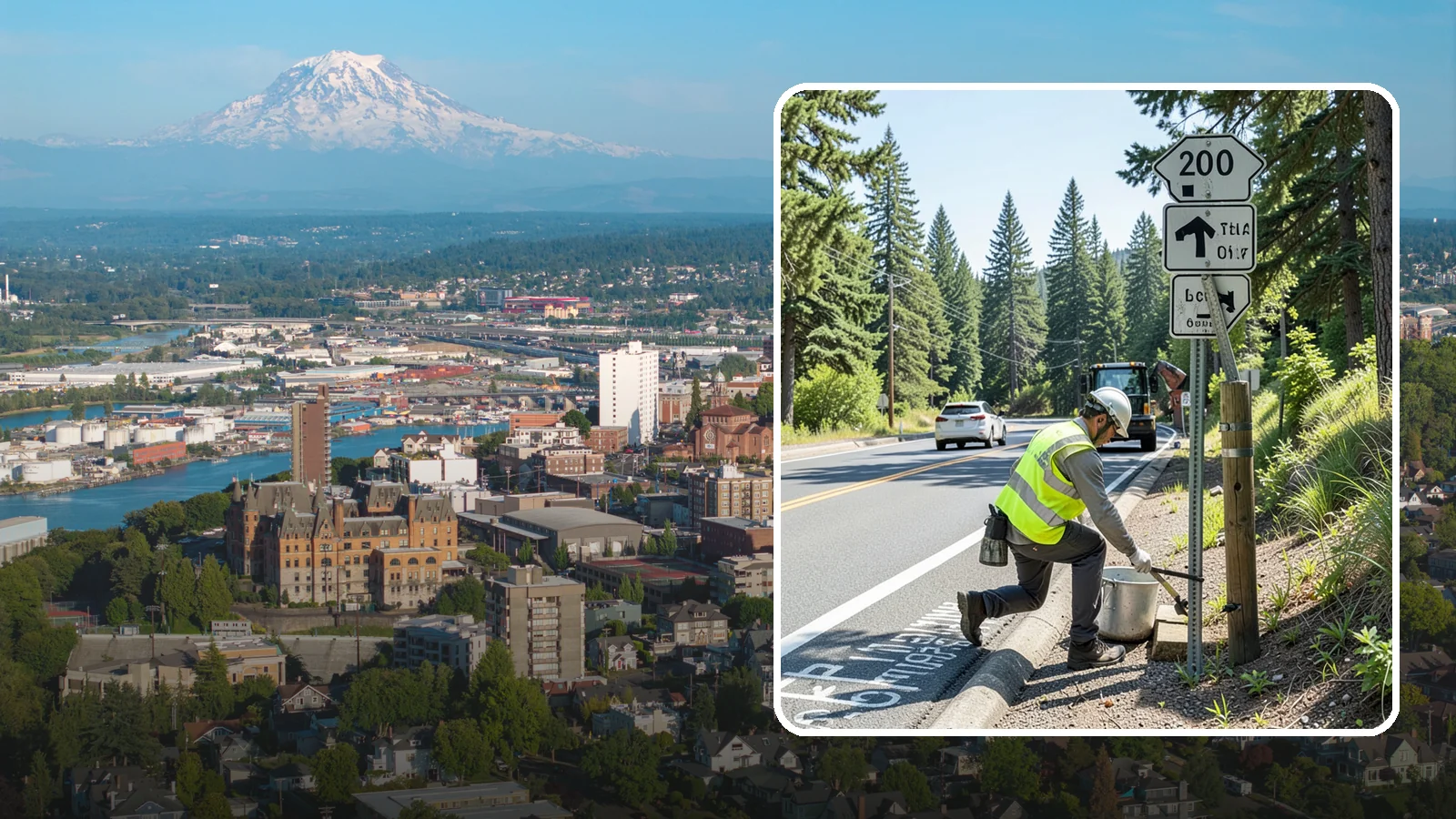 Trail Signage Maintenance in Tacoma, Pierce County, WA - Maintenance and replacement of trail signage for wayfinding, safety, and regulatory clarity.