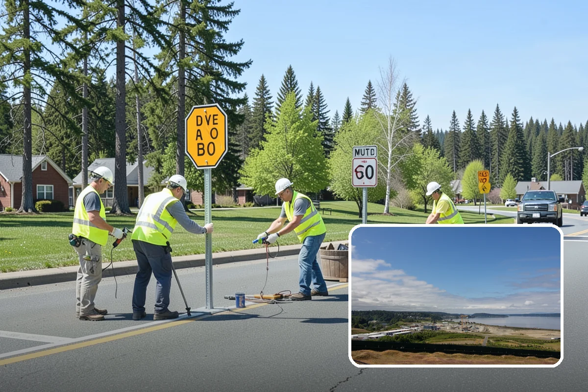 Trail Signage Maintenance in University Place, Pierce County, WA - Keeps wayfinding and safety messaging legible and current