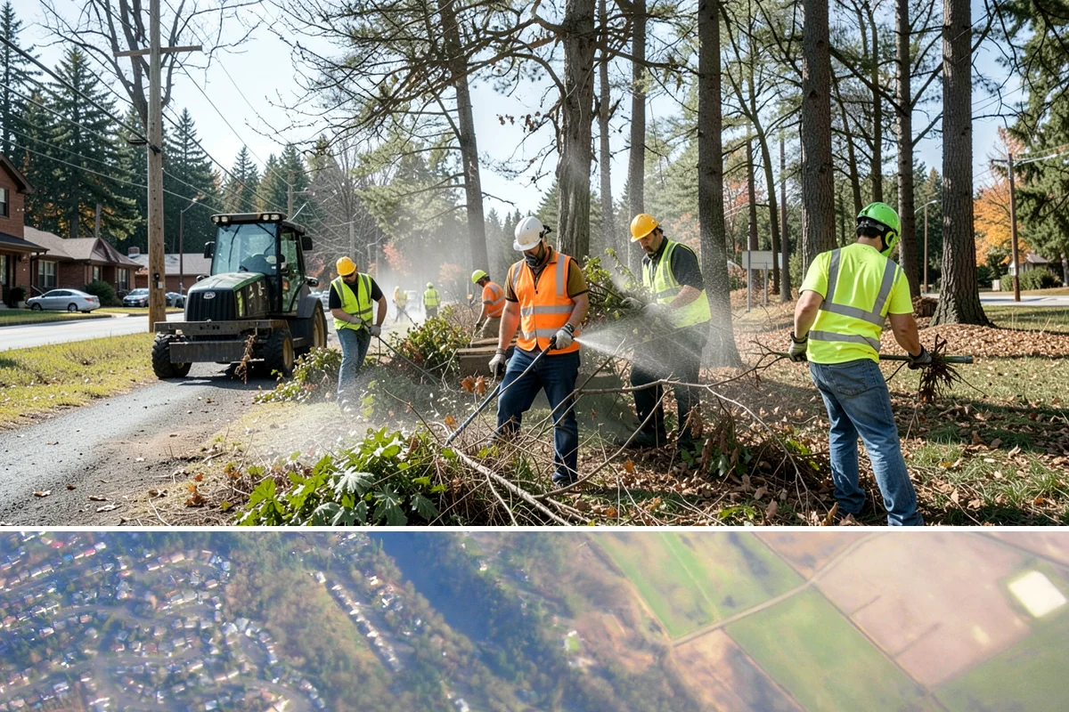 Trail Signage in Algona, King County, WA - Trail installations favor the drier late-spring through early-fall window when path surfaces and access routes are firm and...