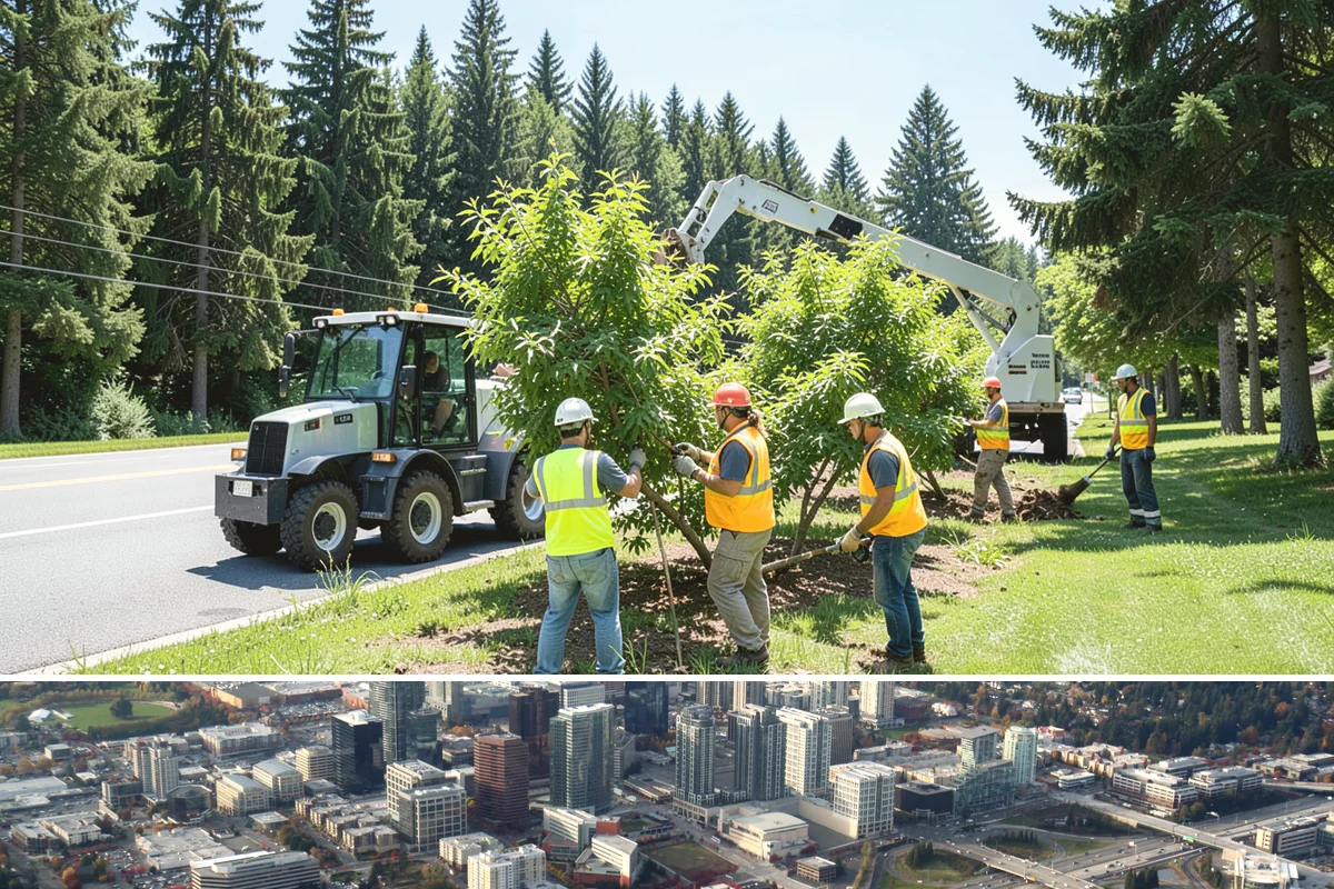 Trail Signage in Bellevue, King County, WA - Trail installations favor the drier late-spring through early-fall window when path surfaces and access routes are firm and...