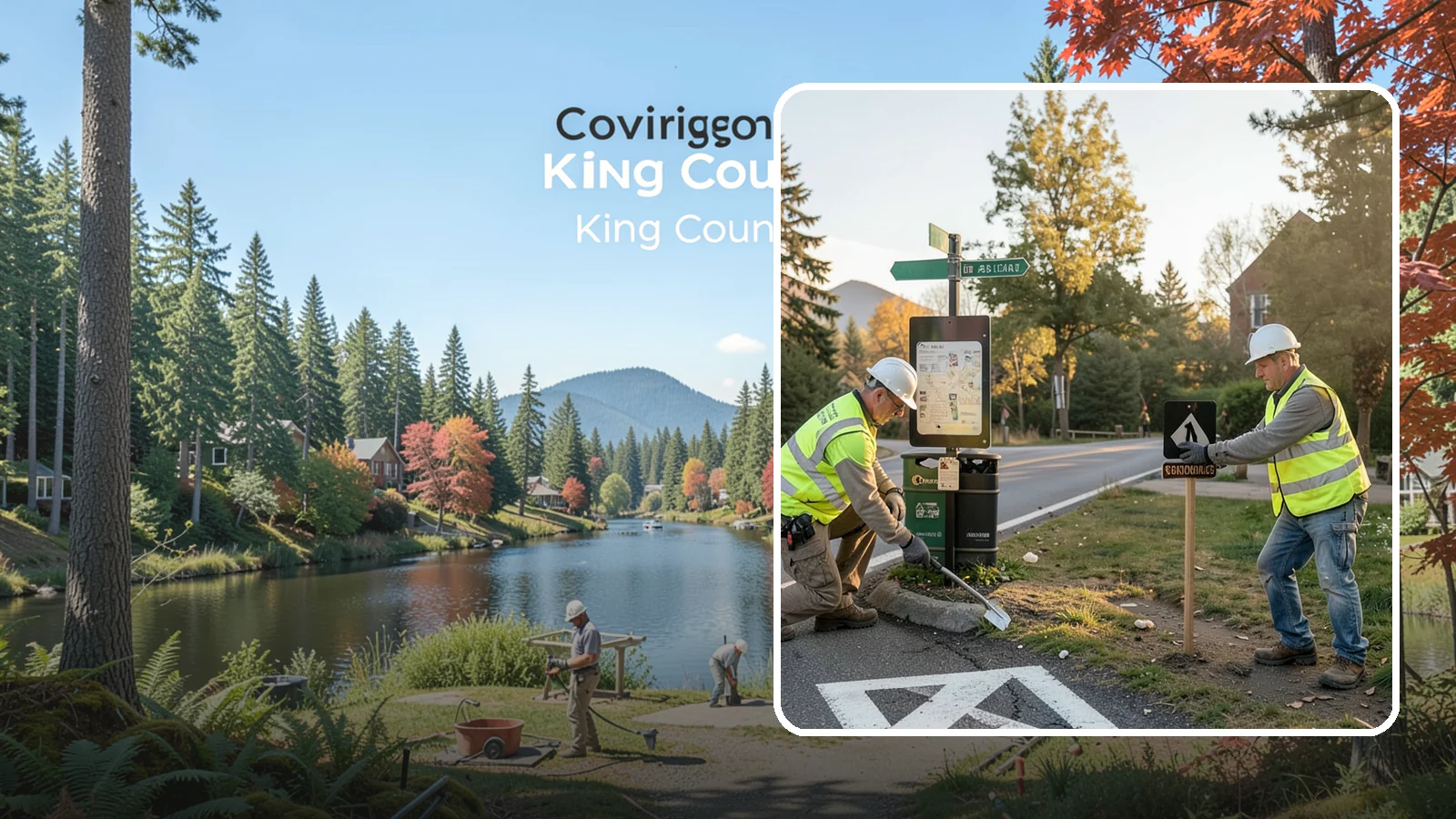 Trail Signage in Covington, King County, WA - We install trail wayfinding, mileage, and regulatory signs sized and placed for pedestrians, cyclists, and equestrians.
