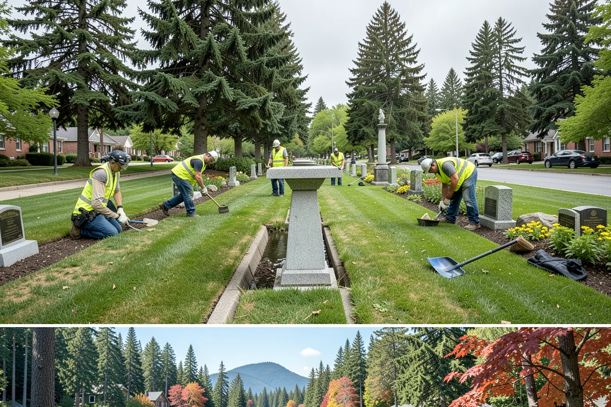 Trail Signage in Covington, King County, WA - Trail installations favor the drier late-spring through early-fall window when path surfaces and access routes are firm and...