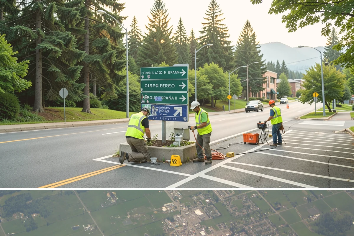 Trail Signage in Enumclaw, King County, WA - Trail installations favor the drier late-spring through early-fall window when path surfaces and access routes are firm and...