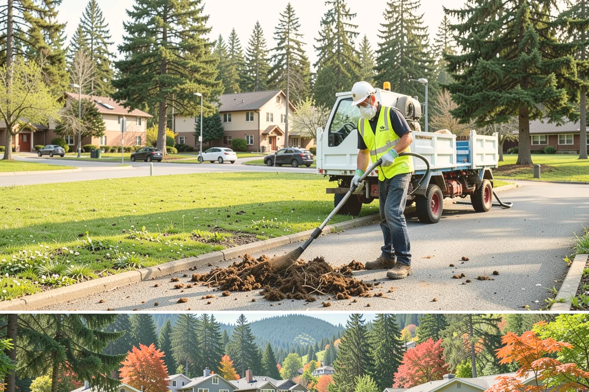 Trail Signage in Fircrest, Pierce County, WA - Trail installations favor the drier late-spring through early-fall window when path surfaces and access routes are firm and...
