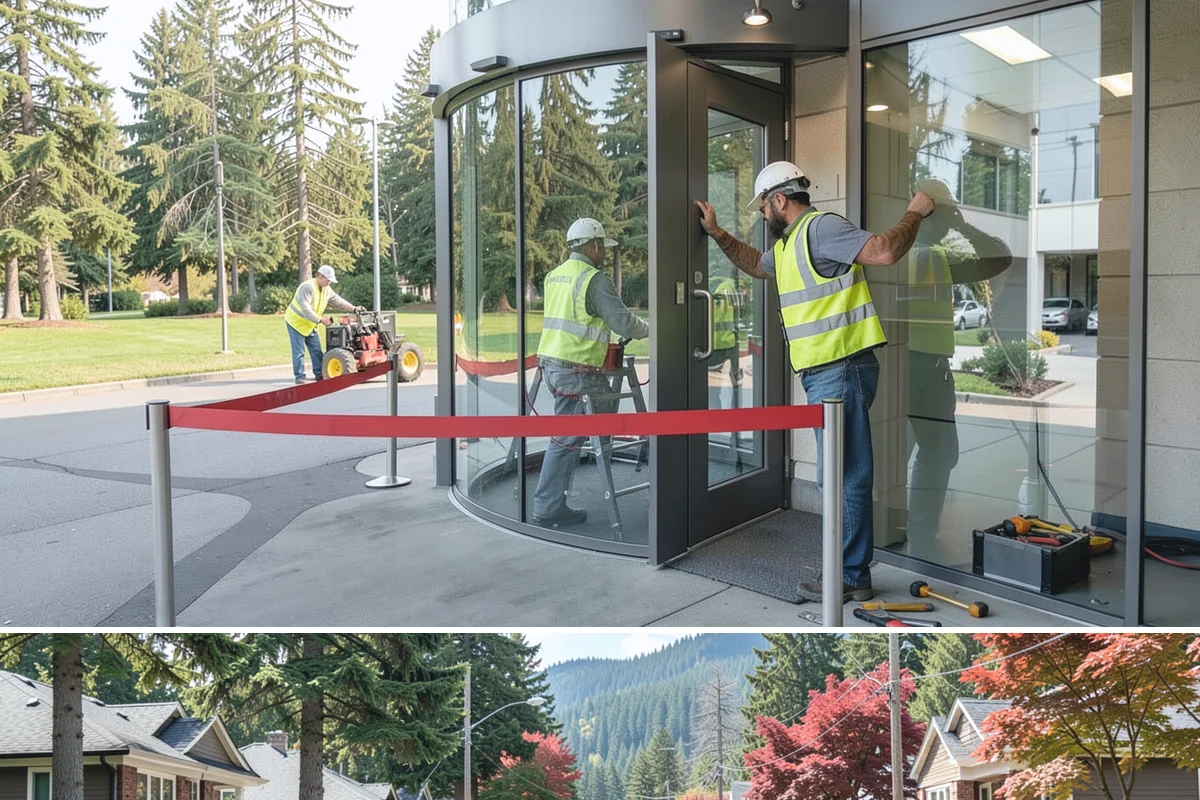 Trail Signage in Hunts Point, King County, WA - Trail installations favor the drier late-spring through early-fall window when path surfaces and access routes are firm and...