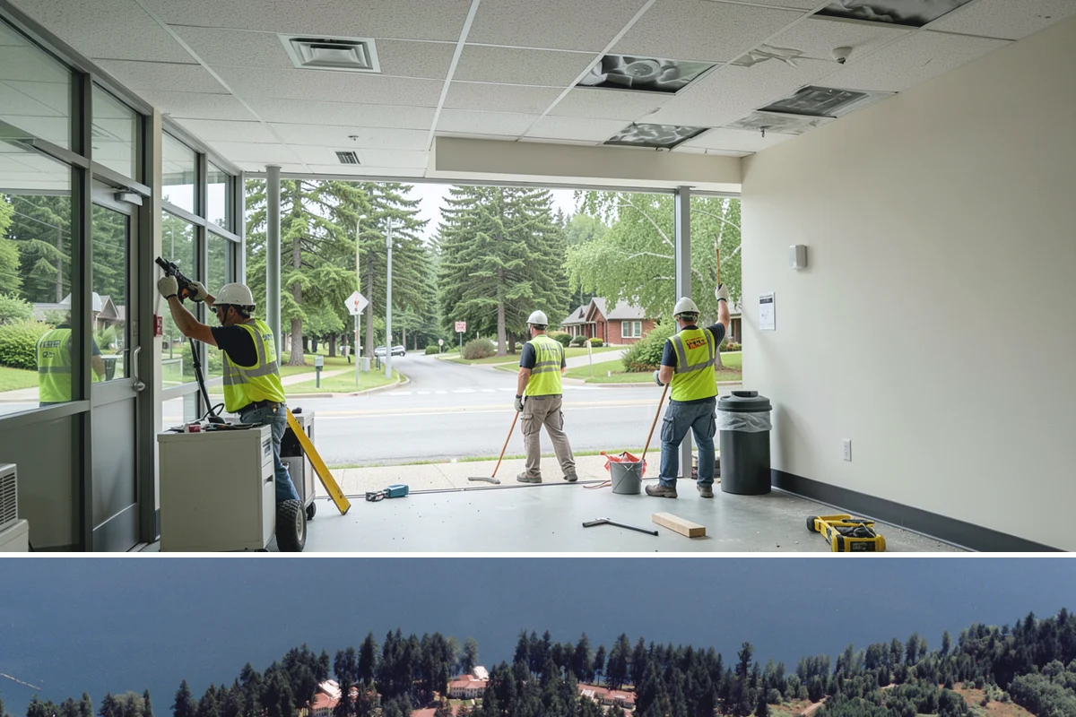 Trail Signage in Lakewood, Pierce County, WA - Trail installations favor the drier late-spring through early-fall window when path surfaces and access routes are firm and...