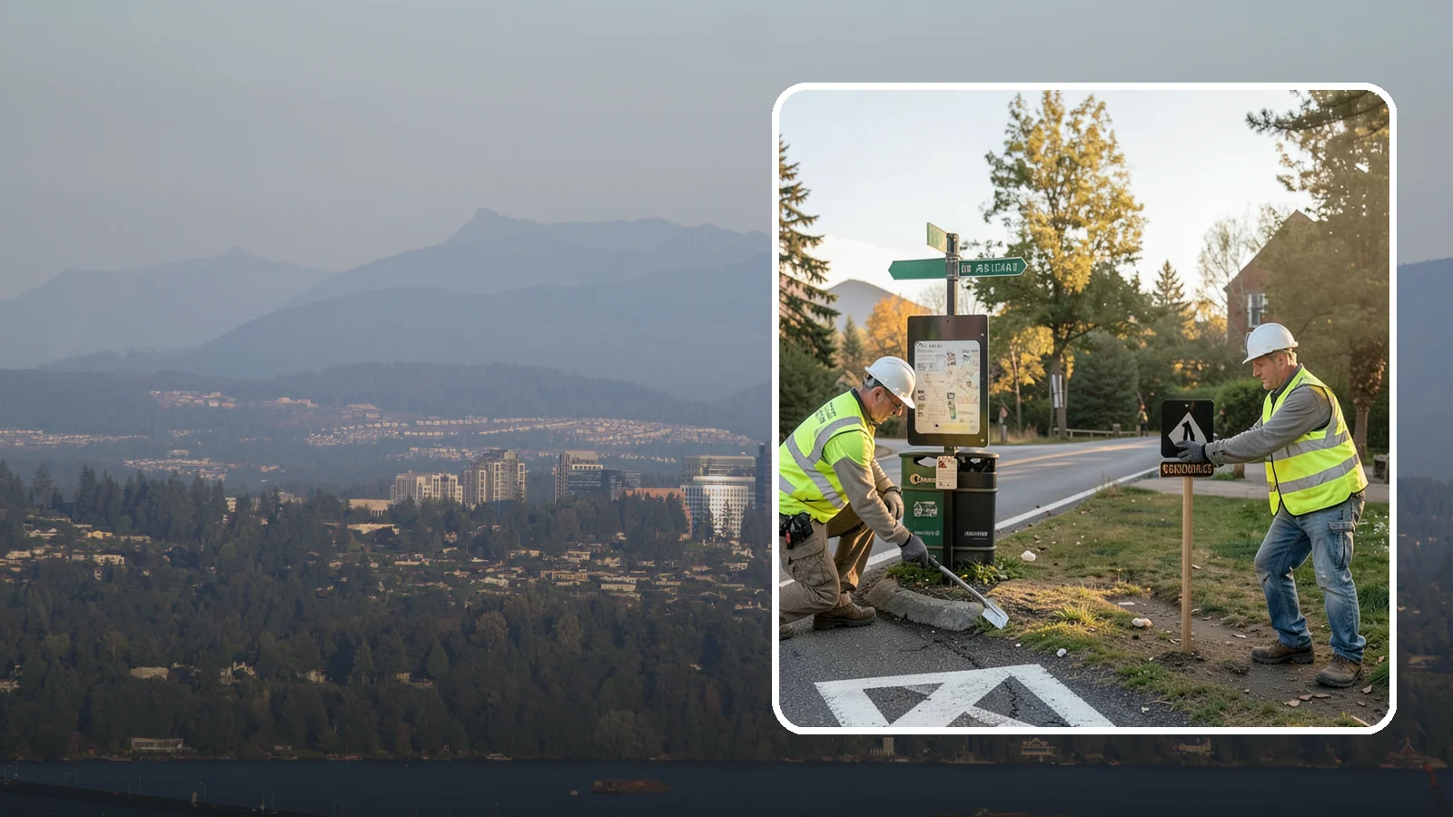 Trail Signage in Medina, King County, WA - We install trail wayfinding, mileage, and regulatory signs sized and placed for pedestrians, cyclists, and equestrians.