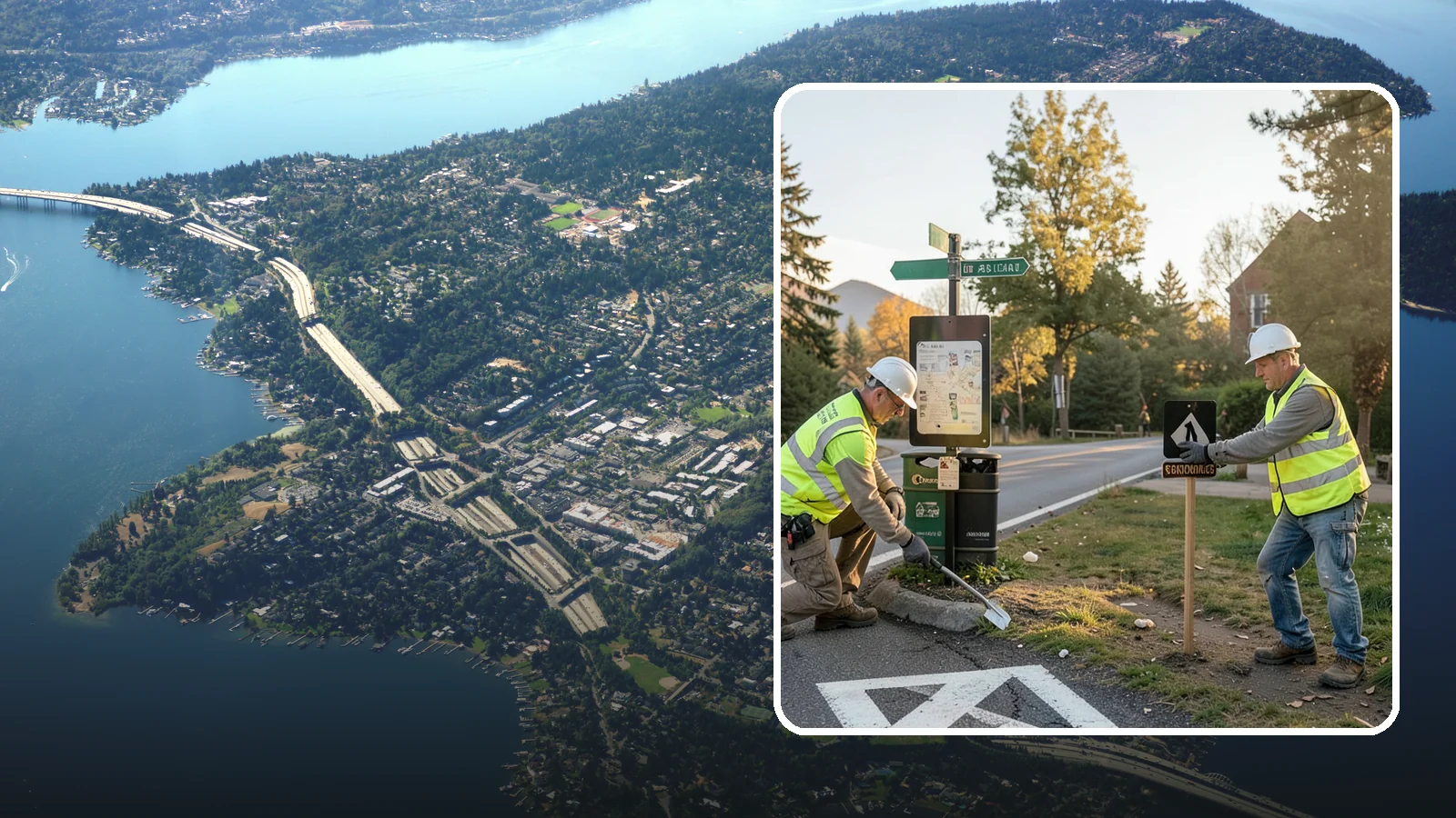 Trail Signage in Mercer Island, King County, WA - We install trail wayfinding, mileage, and regulatory signs sized and placed for pedestrians, cyclists, and equestrians.