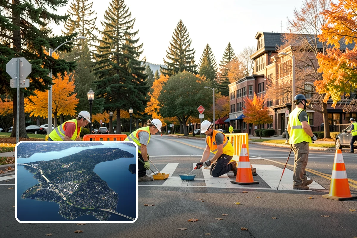 Trail Signage in Mercer Island, King County, WA - Reduces user confusion at junctions and access points