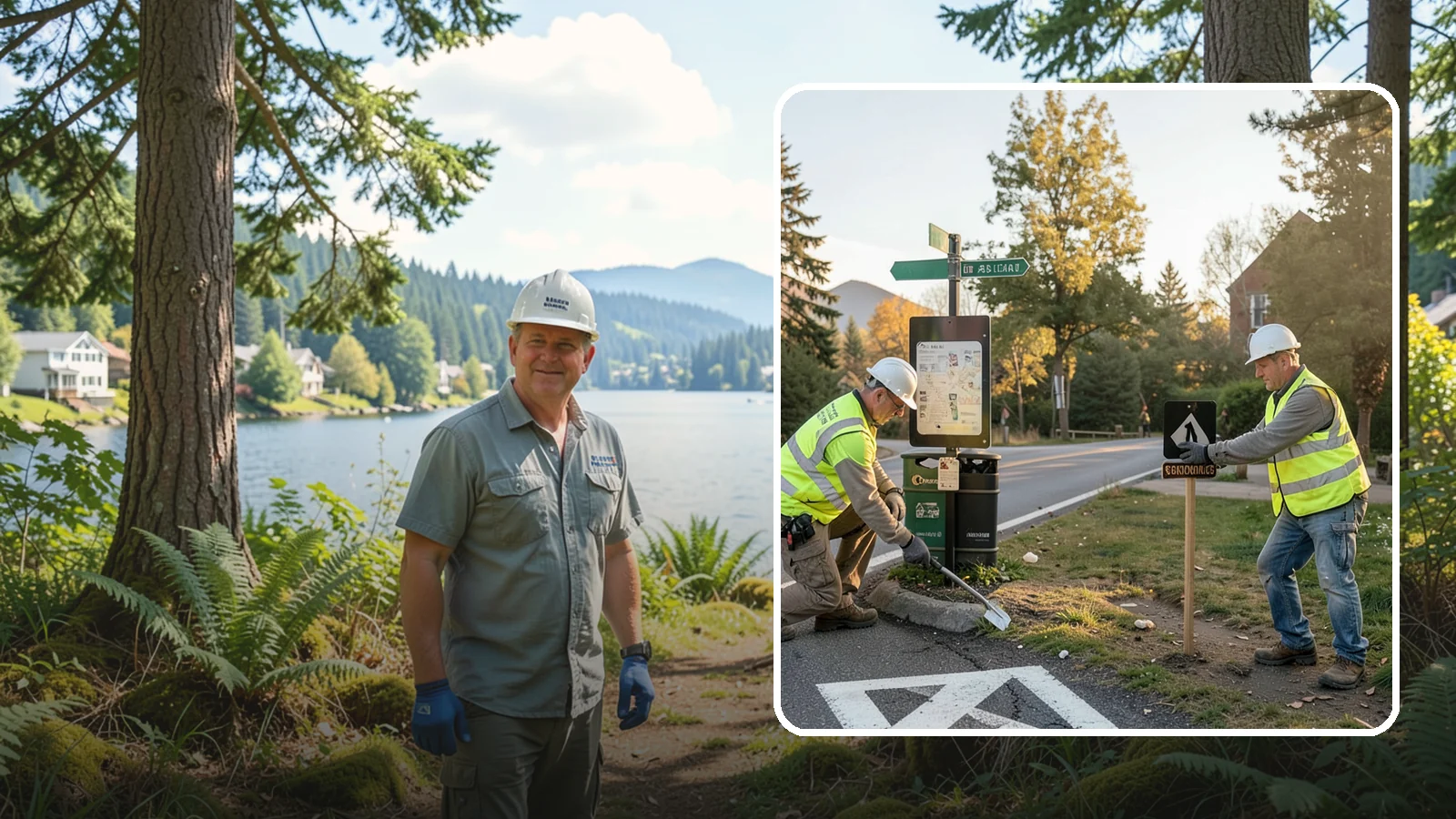 Trail Signage in Milton, King County, WA - We install trail wayfinding, mileage, and regulatory signs sized and placed for pedestrians, cyclists, and equestrians.