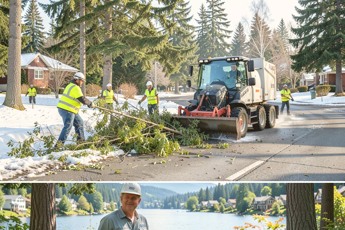 Trail Signage in Milton, King County, WA - Trail installations favor the drier late-spring through early-fall window when path surfaces and access routes are firm and...