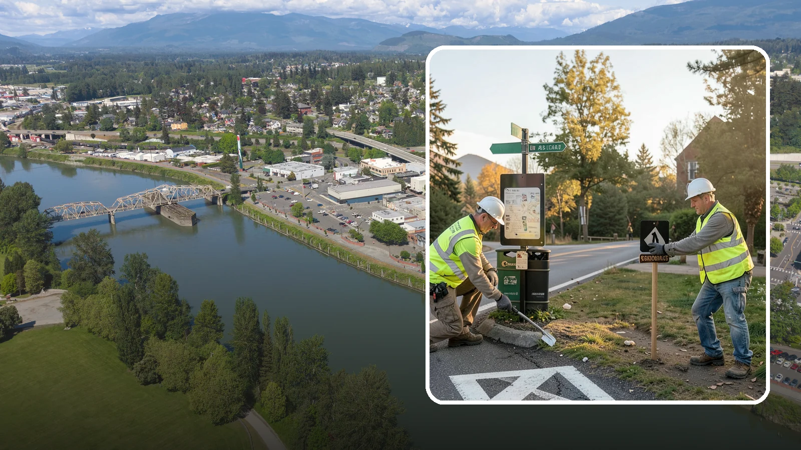 Trail Signage in Mount Vernon, Skagit County, WA - We install trail wayfinding, mileage, and regulatory signs sized and placed for pedestrians, cyclists, and equestrians.