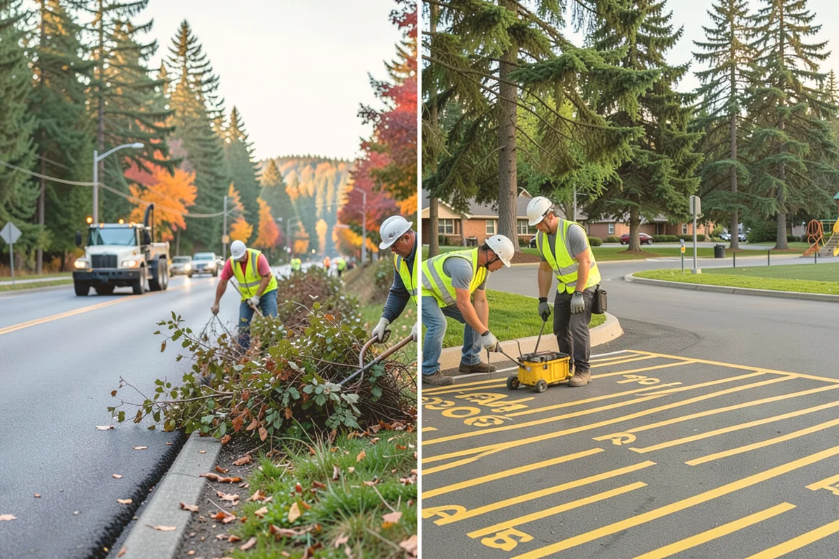 Trail Signage in Orting, Pierce County, WA - Walk the corridor to confirm decision points and sign spacing