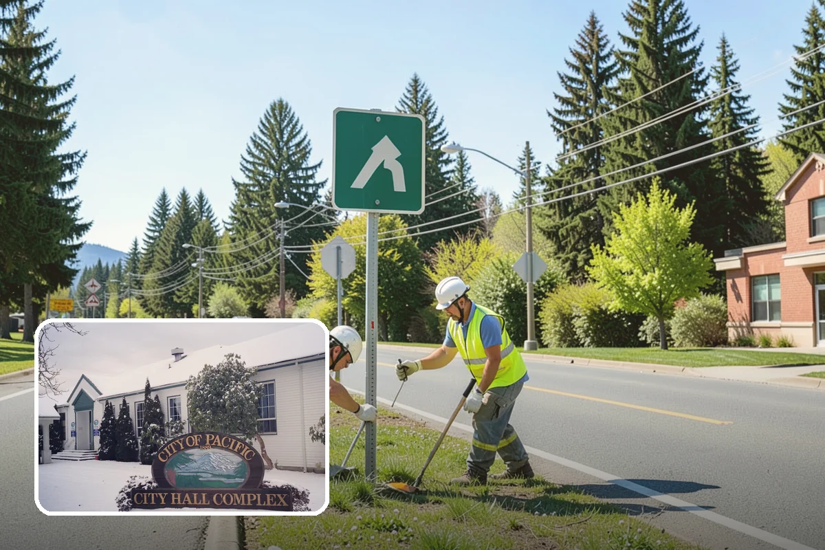 Trail Signage in Pacific, King County, WA - Reduces user confusion at junctions and access points