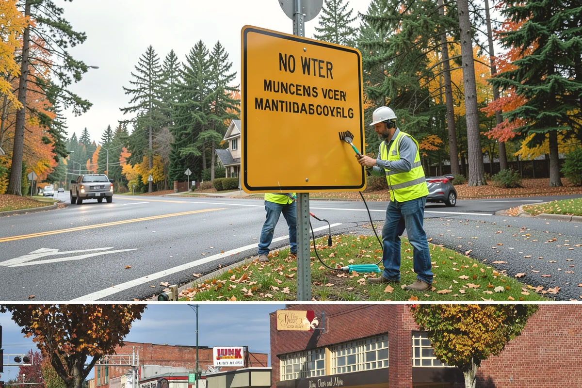 Trail Signage in Puyallup, Pierce County, WA - Trail installations favor the drier late-spring through early-fall window when path surfaces and access routes are firm and...
