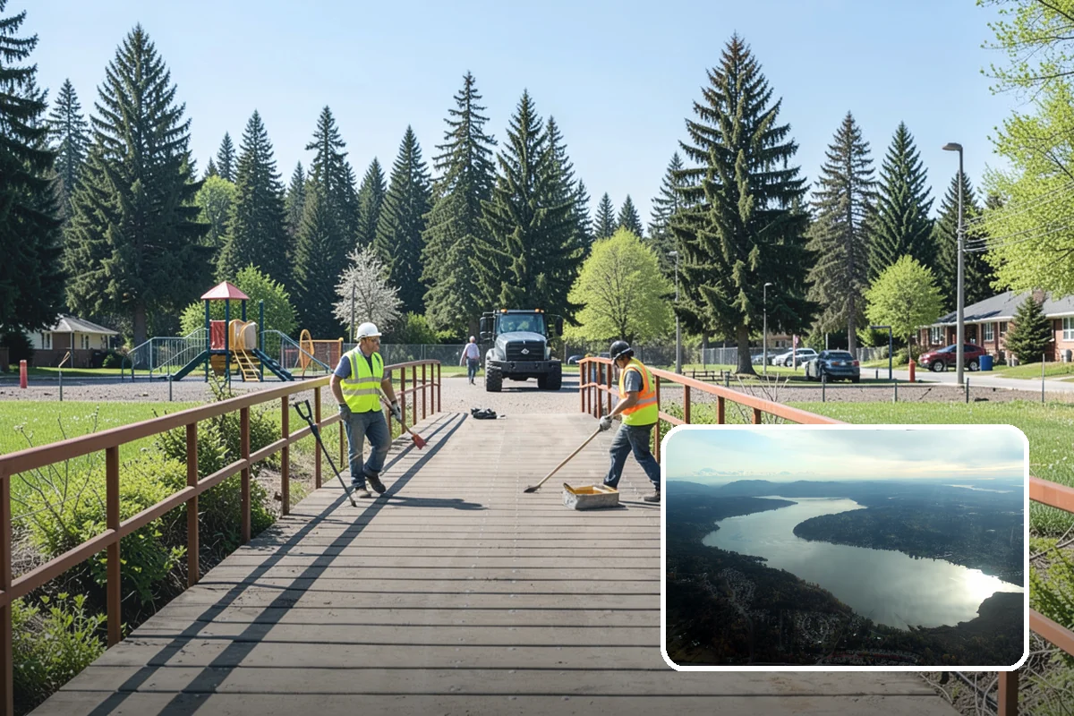 Trail Signage in Sammamish, King County, WA - Reduces user confusion at junctions and access points