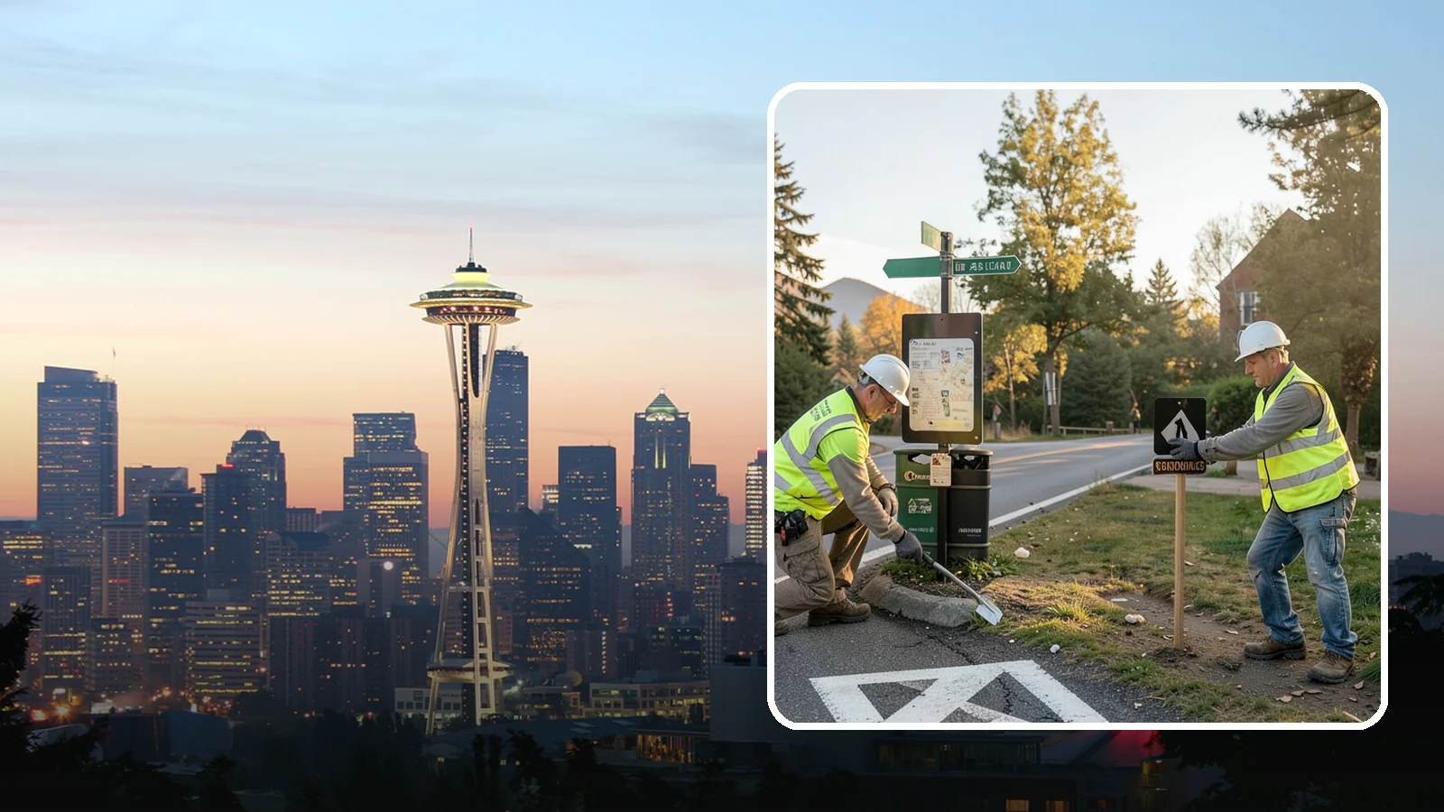 Trail Signage in Seattle, King County, WA - We install trail wayfinding, mileage, and regulatory signs sized and placed for pedestrians, cyclists, and equestrians.