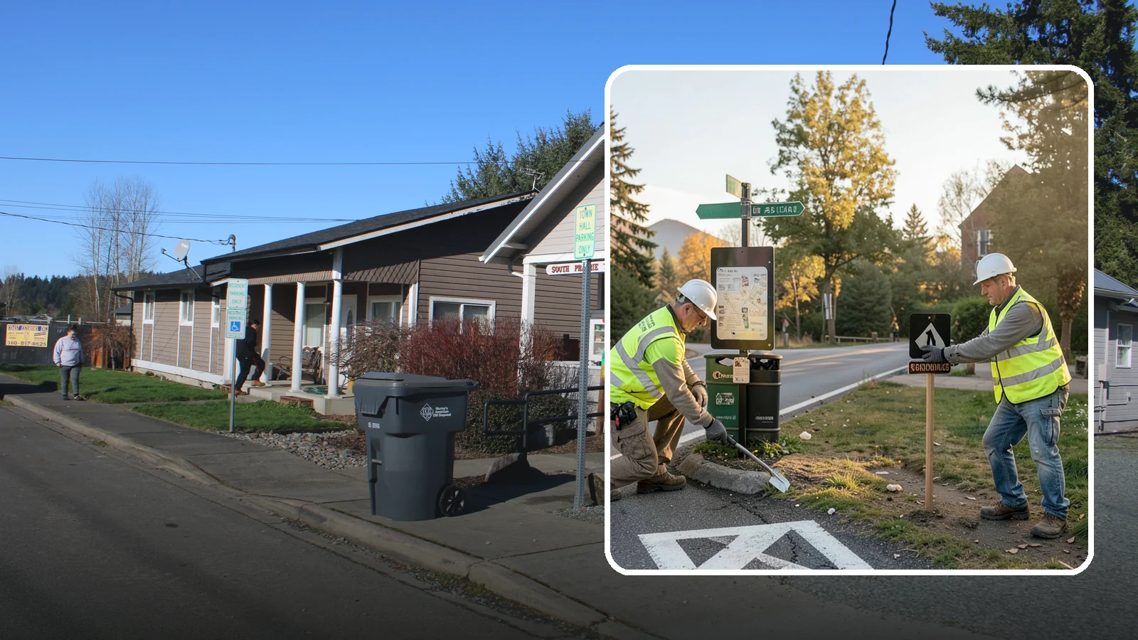 Trail Signage in South Prairie, Pierce County, WA - We install trail wayfinding, mileage, and regulatory signs sized and placed for pedestrians, cyclists, and equestrians.