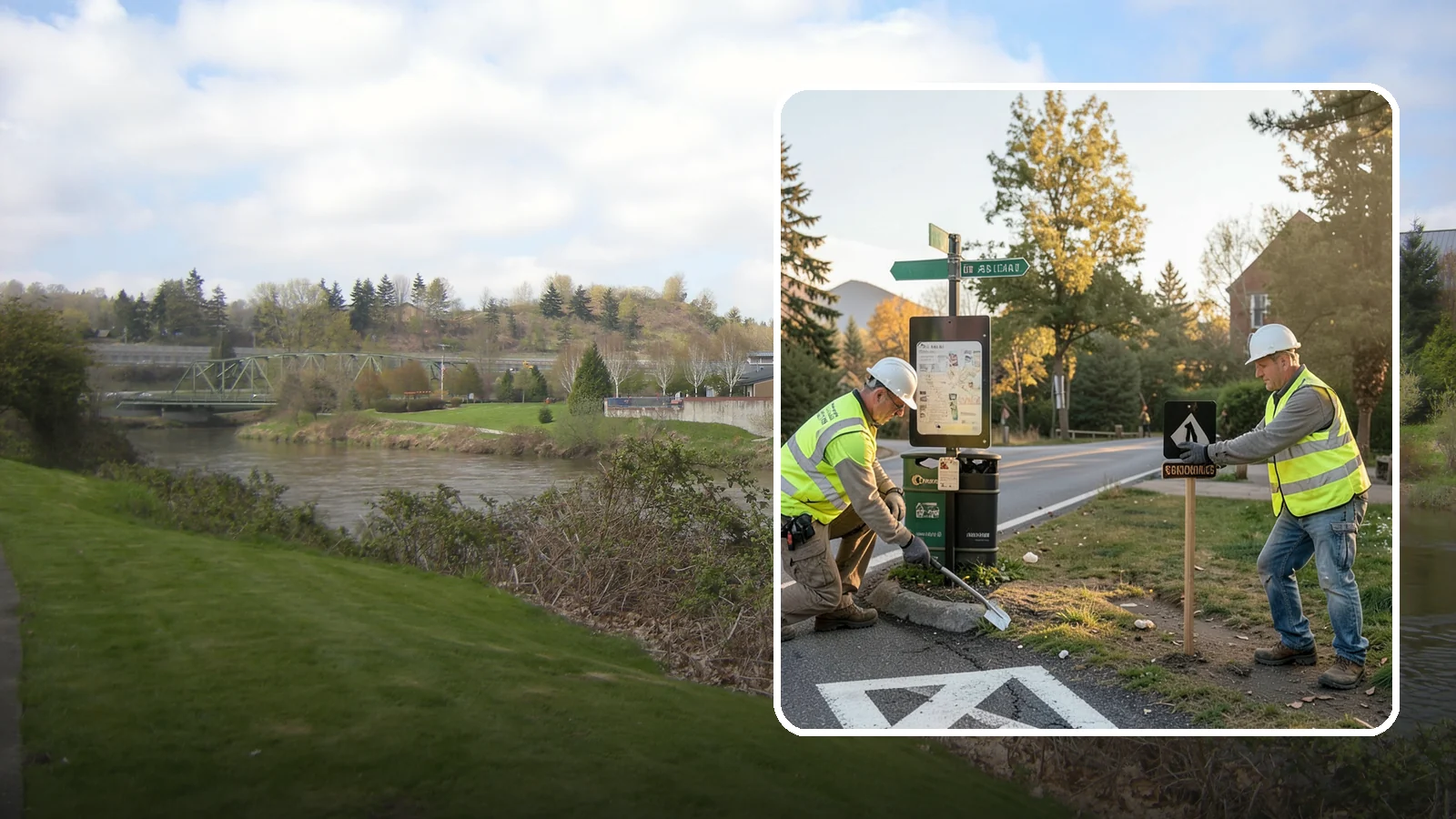 Trail Signage in Tukwila, King County, WA - We install trail wayfinding, mileage, and regulatory signs sized and placed for pedestrians, cyclists, and equestrians.