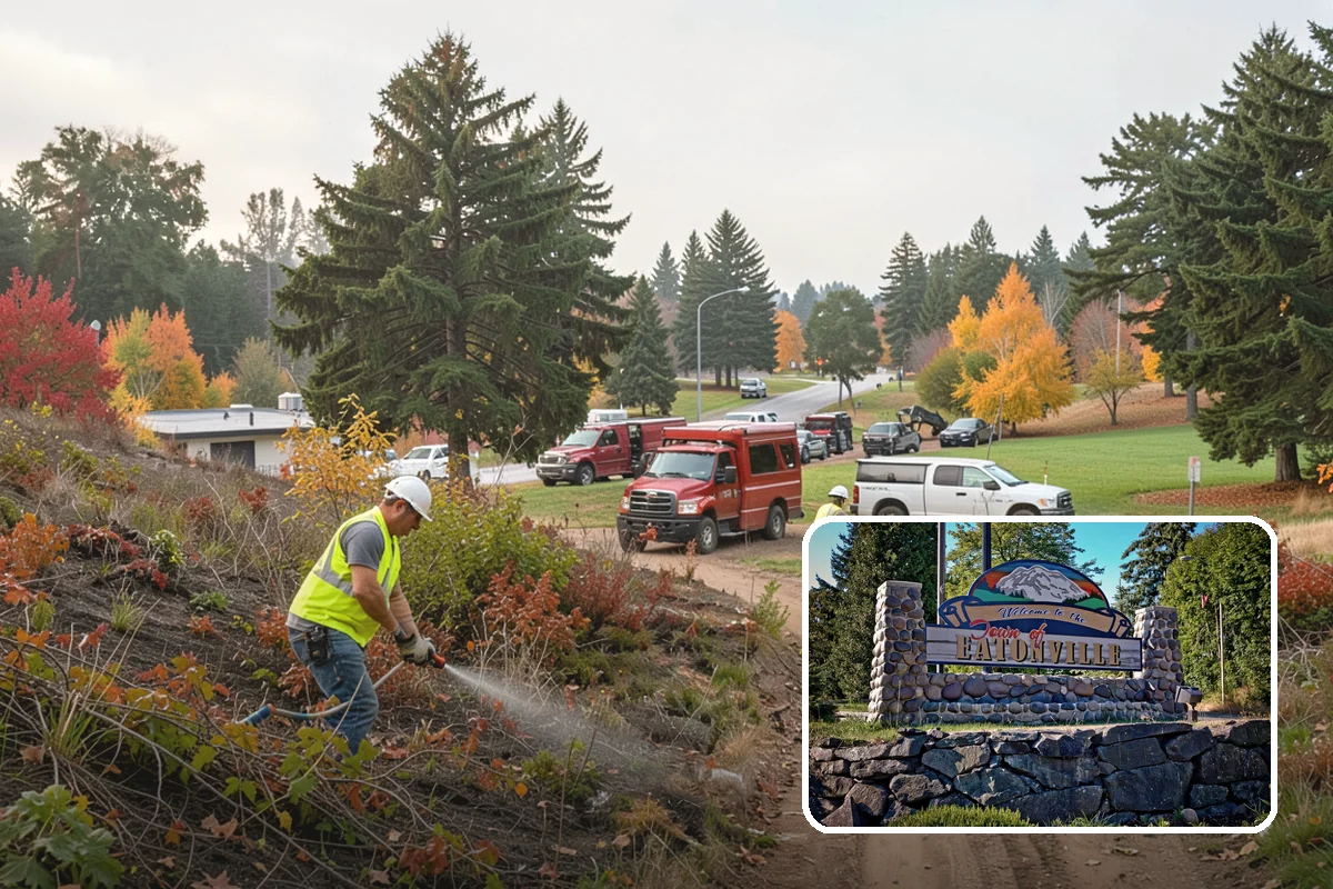 Trail Vegetation Clearing in Eatonville, Pierce County, WA - Restores designed trail width and overhead clearance