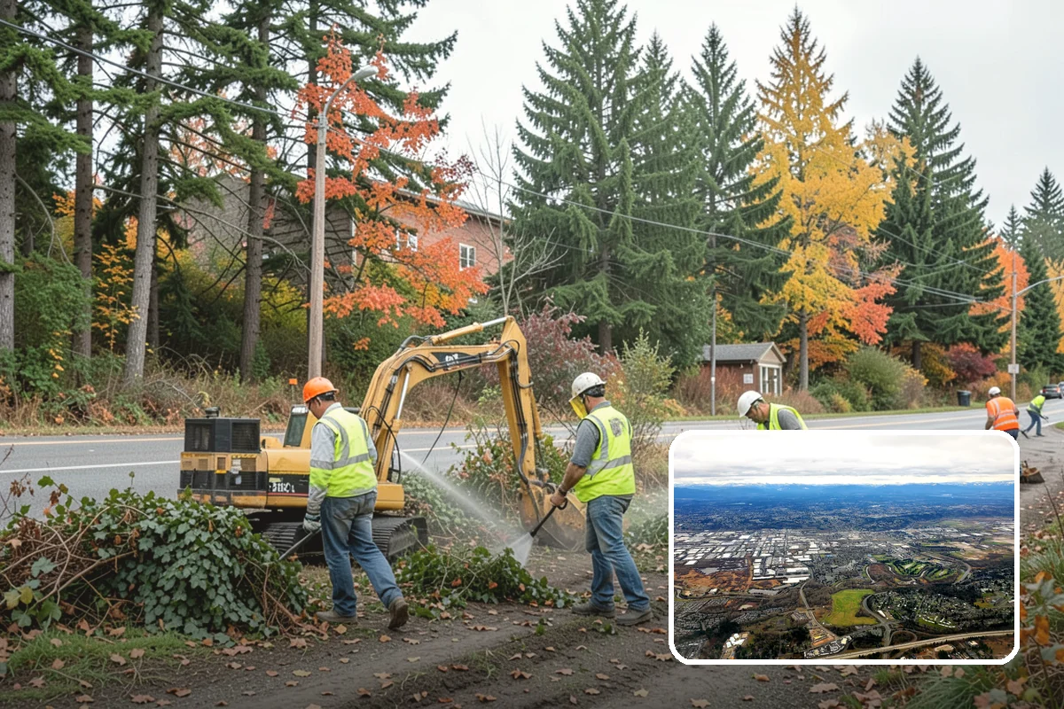Trail Vegetation Clearing in Kent, King County, WA - Restores designed trail width and overhead clearance