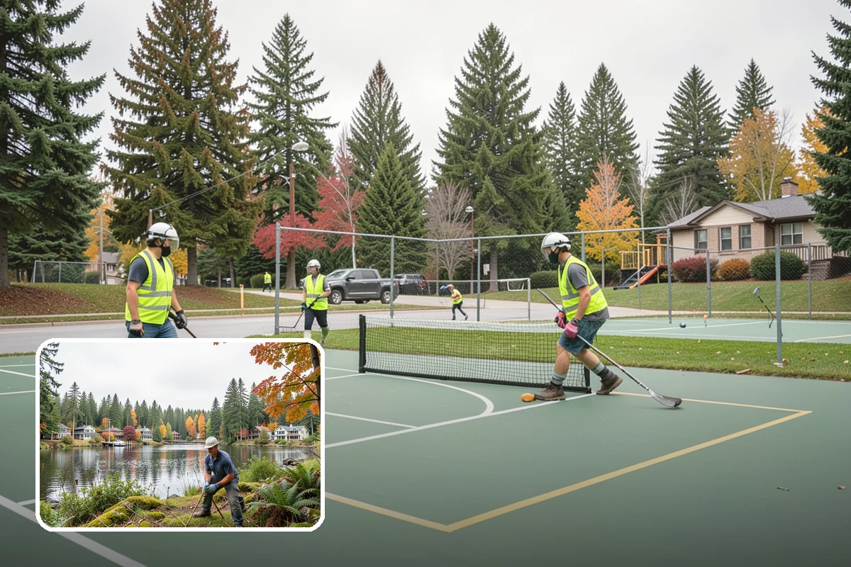 Trail Vegetation Clearing in La Conner, Skagit County, WA - Restores designed trail width and overhead clearance