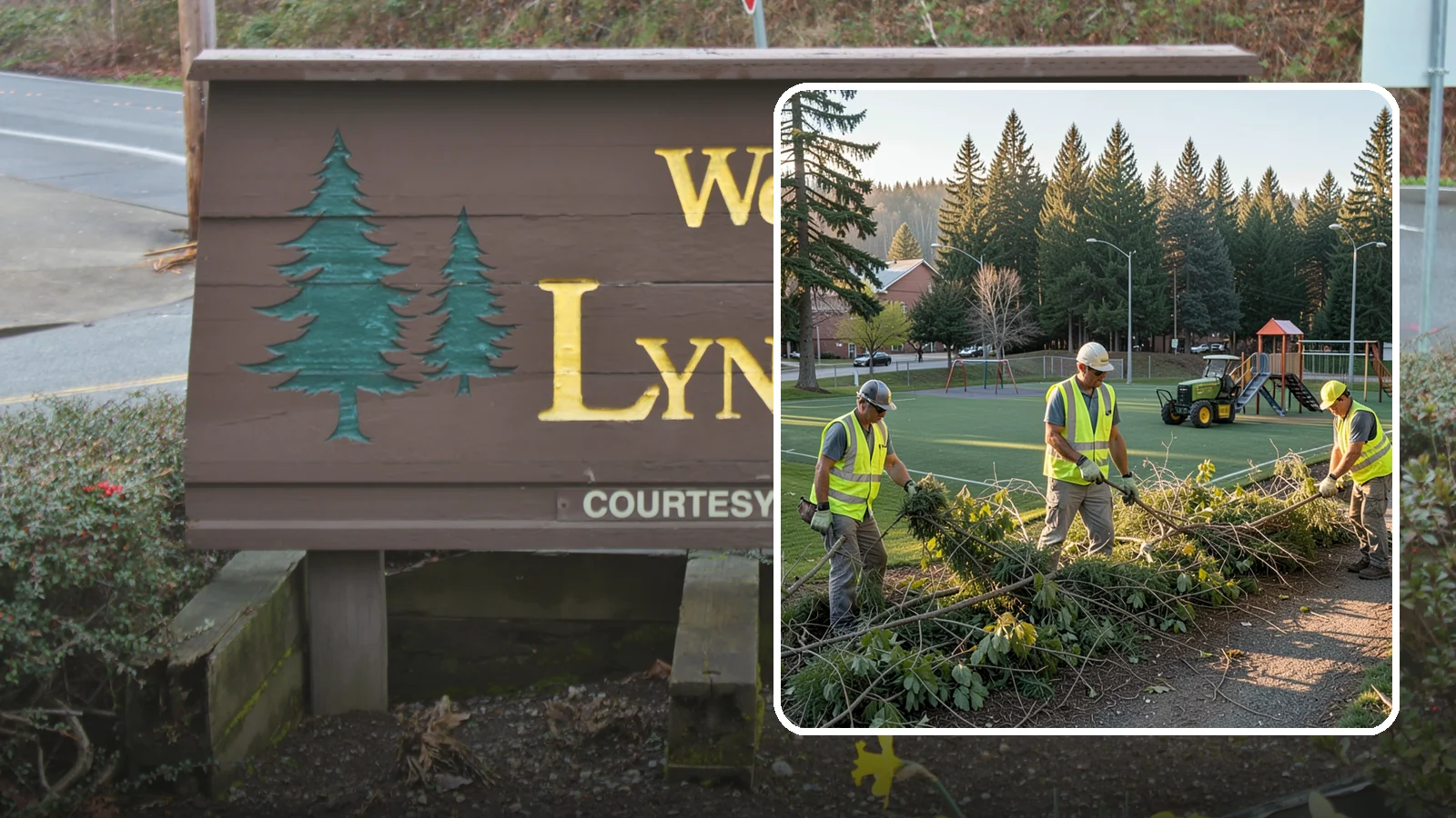 Trail Vegetation Clearing in Lynnwood, Snohomish County, WA - Clearing of encroaching brush and overgrowth to restore trail width, sightlines, and safe passage.