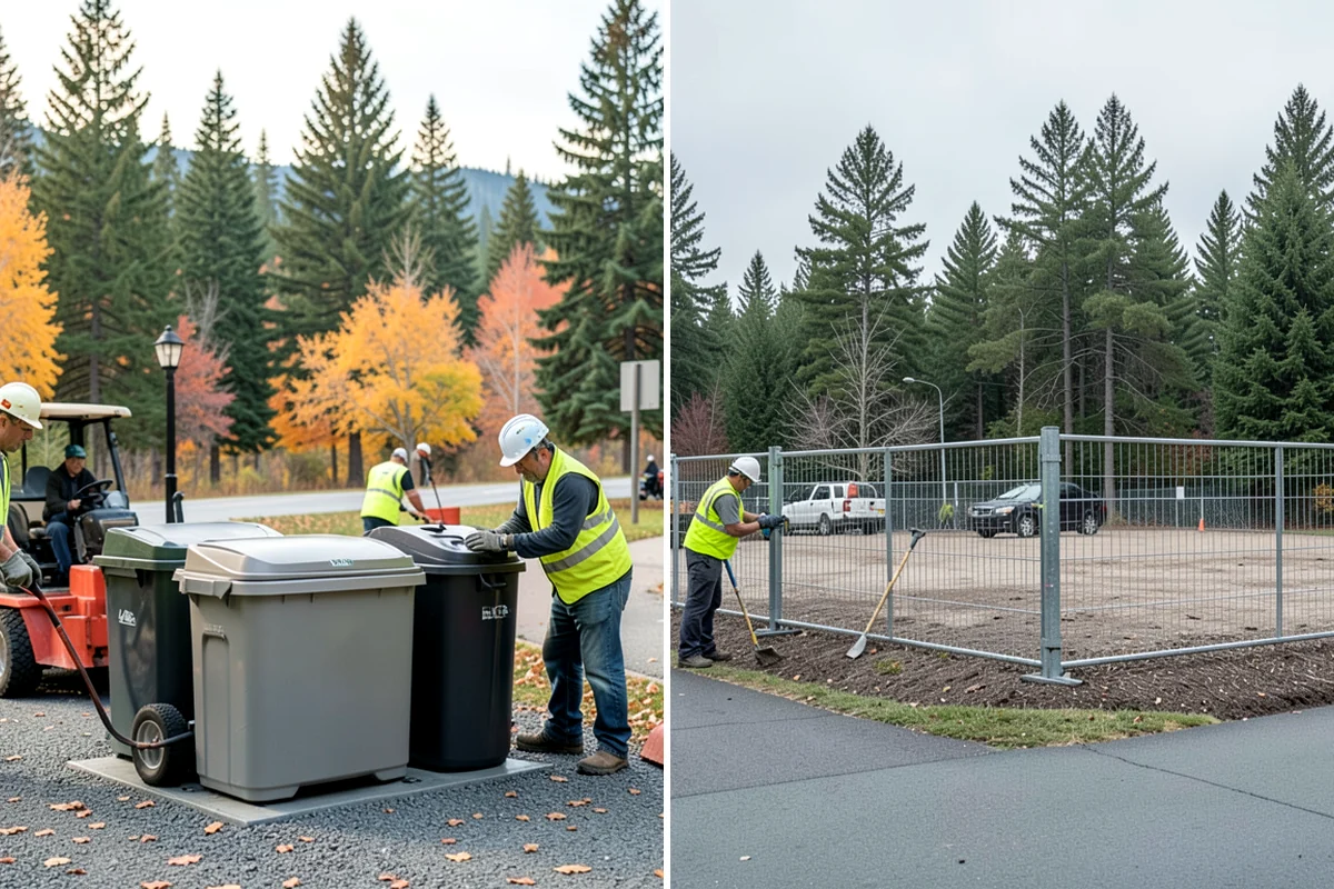 Trail Vegetation Clearing in Maple Valley, King County, WA - Survey encroachment and clearance deficits along the trail