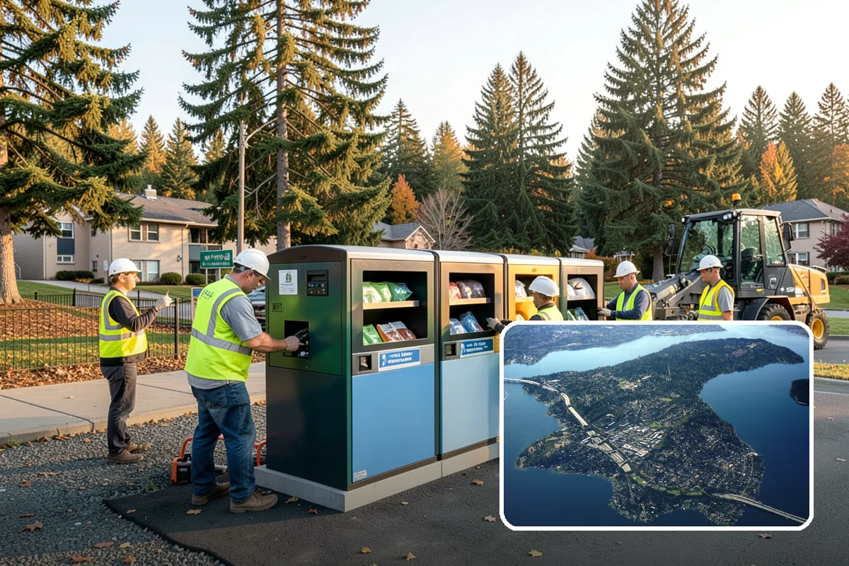 Trail Vegetation Clearing in Mercer Island, King County, WA - Restores designed trail width and overhead clearance