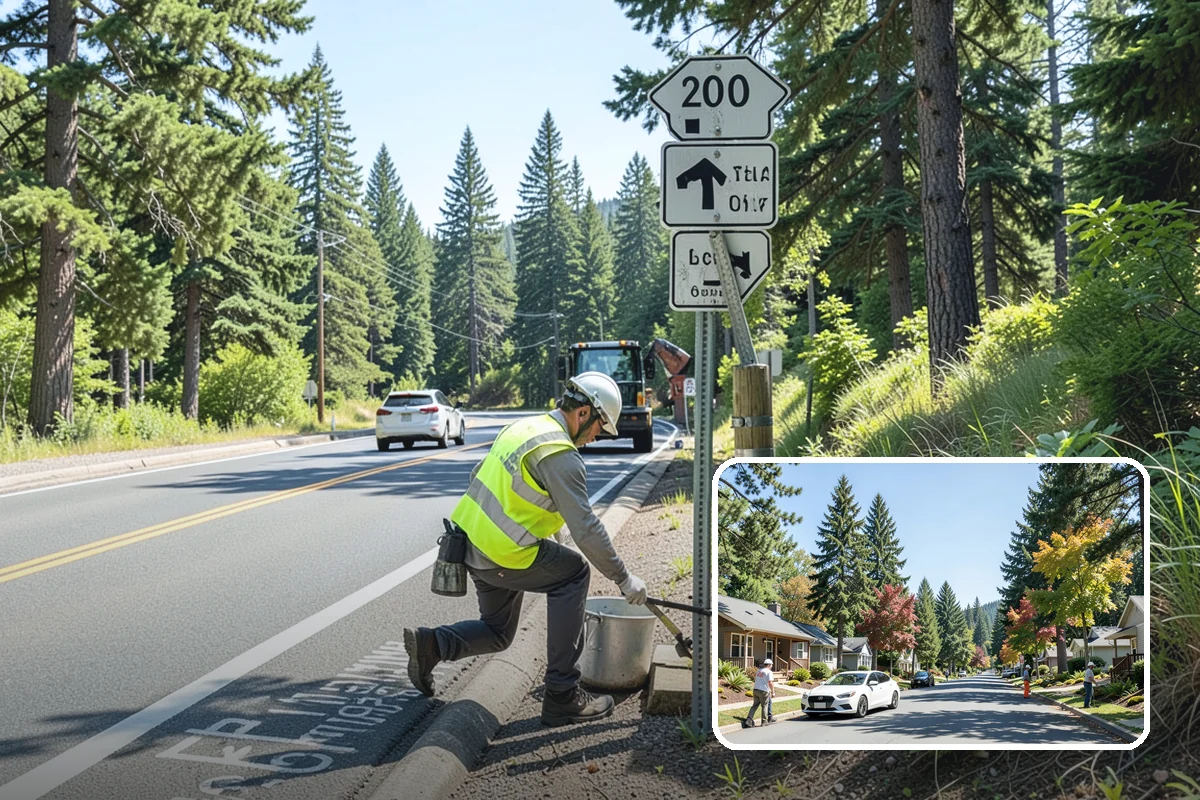 Trail Vegetation Clearing in Orting, Pierce County, WA - Restores designed trail width and overhead clearance