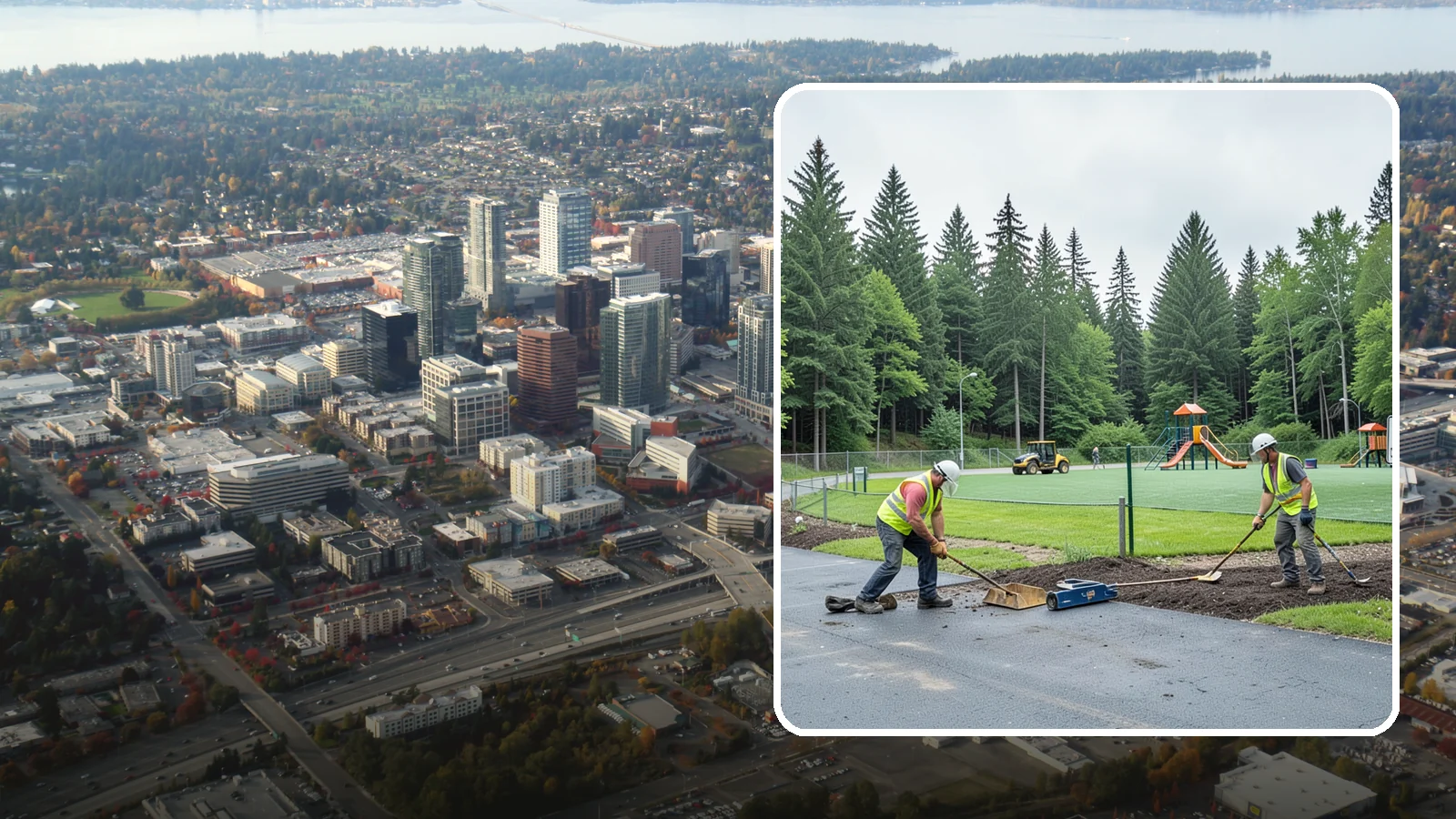 Trailhead Maintenance in Bellevue, King County, WA - Upkeep of trailhead facilities including parking, signage, kiosks, and access improvements.