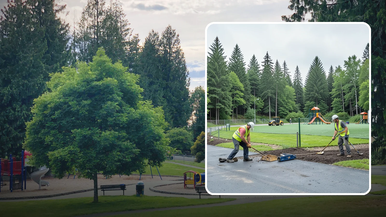 Trailhead Maintenance in Bonney Lake, Pierce County, WA - Upkeep of trailhead facilities including parking, signage, kiosks, and access improvements.