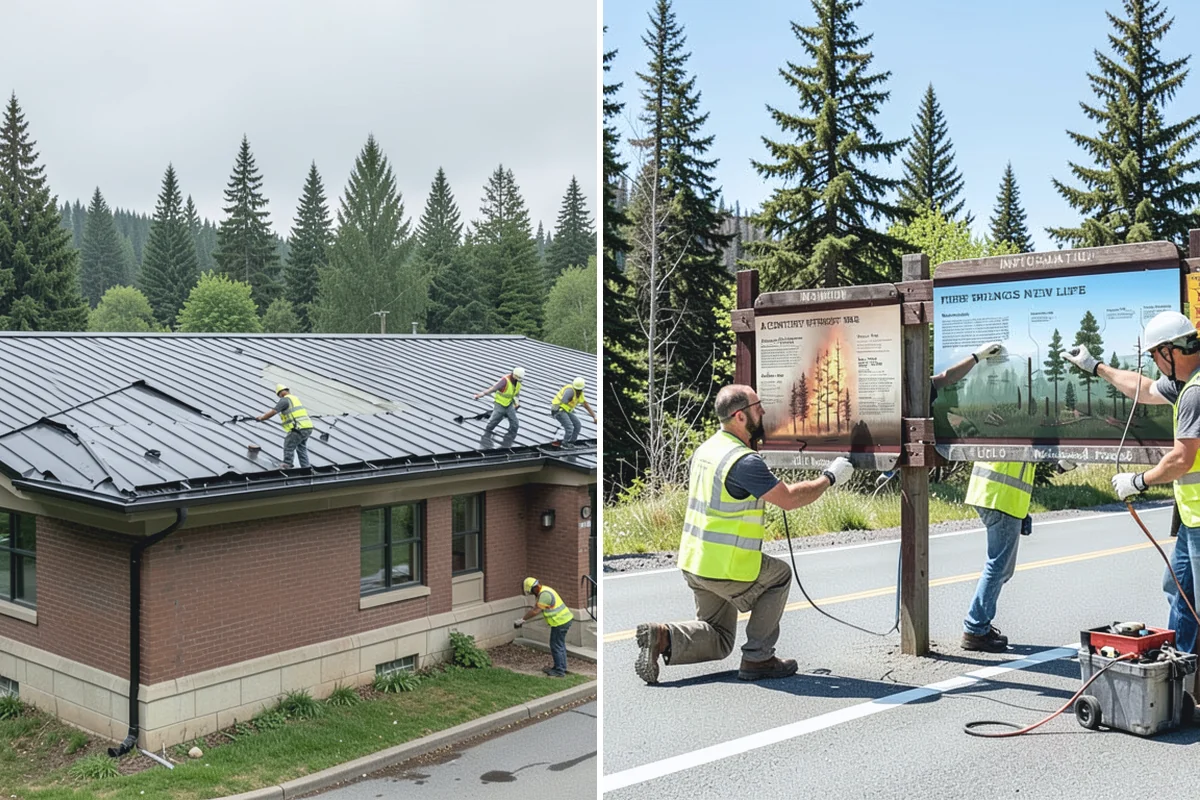 Trailhead Maintenance in Darrington, Snohomish County, WA - Inspect parking, signage, kiosks, and access features