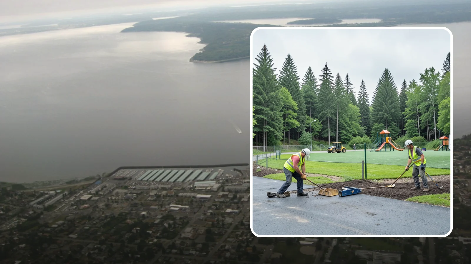 Trailhead Maintenance in Des Moines, King County, WA - Upkeep of trailhead facilities including parking, signage, kiosks, and access improvements.