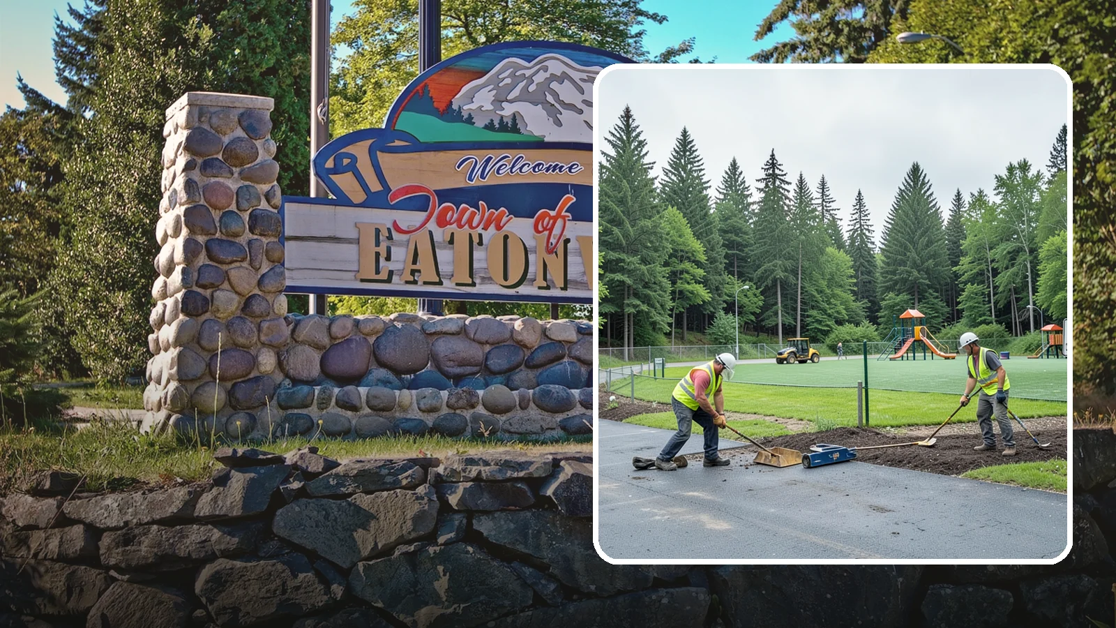 Trailhead Maintenance in Eatonville, Pierce County, WA - Upkeep of trailhead facilities including parking, signage, kiosks, and access improvements.