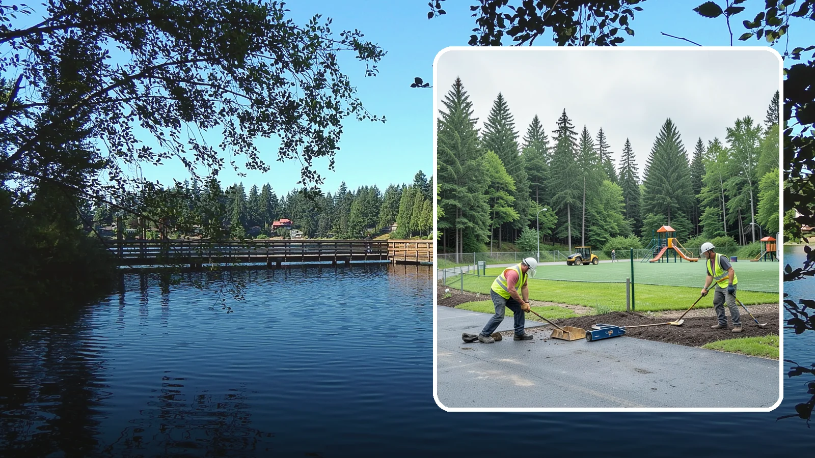 Trailhead Maintenance in Federal Way, King County, WA - Upkeep of trailhead facilities including parking, signage, kiosks, and access improvements.